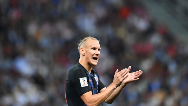 Domagoj Vida, defensa de la selección croata - Sputnik Mundo