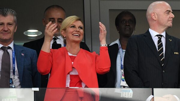La presidenta de Croacia Kolinda Grabar-Kitarovic - Sputnik Mundo