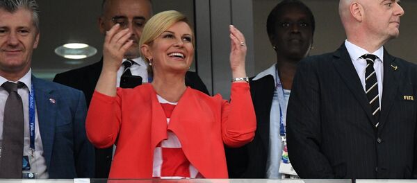 La presidenta de Croacia Kolinda Grabar-Kitarovic - Sputnik Mundo