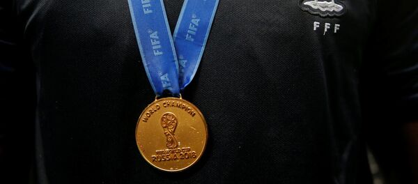 Medalla de ganador del Mundial de Rusia Medalla de ganador del Mundial de Rusia - Sputnik Mundo