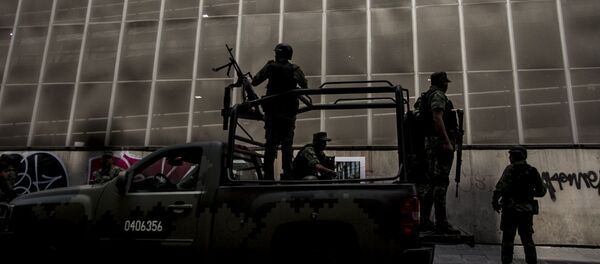 Operativo militar durante la visita de Mike Pompeo y de la delegación de EEUU a México Operativo militar durante la visita de Mike Pompeo y de la delegación de EEUU a México - Sputnik Mundo