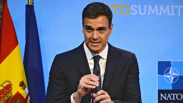 El presidente del Gobierno de España, Pedro Sánchez - Sputnik Mundo