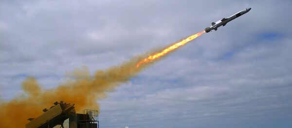 Misil antibuque NSM, imagen archivo - Sputnik Mundo