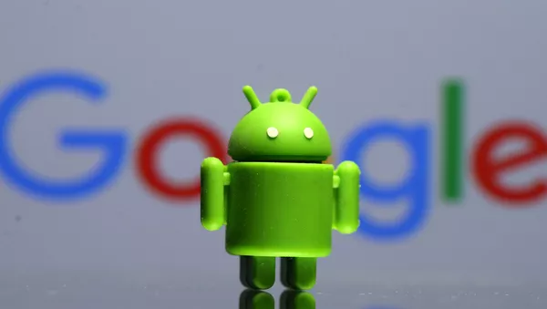Un modelo 3D de Android