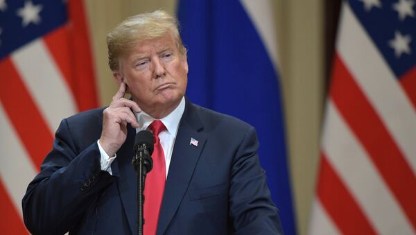 Donald Trump, presidente de EEUU - Sputnik Mundo