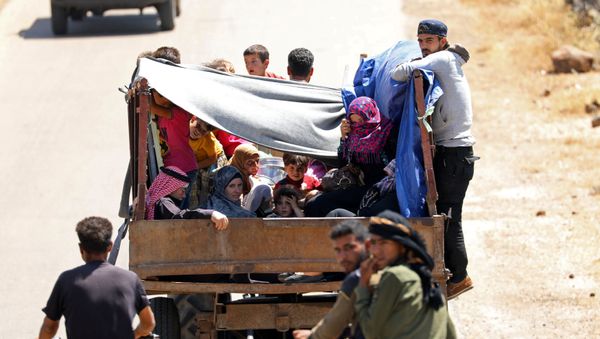 Los desplazados en Siria Los desplazados en Siria - Sputnik Mundo
