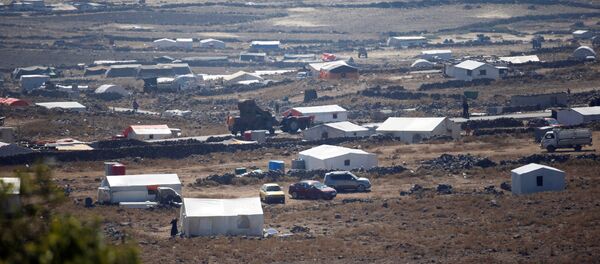 Un campo de refugiados en Siria (archivo) - Sputnik Mundo