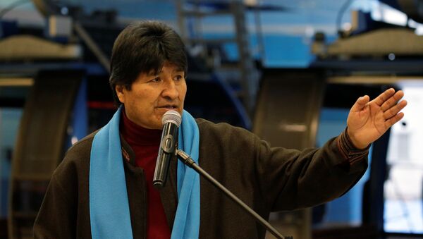 Evo Morales, presidente de Bolivia - Sputnik Mundo