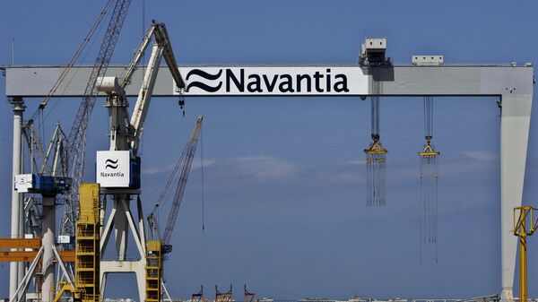 Logo de Navantia - Sputnik Mundo