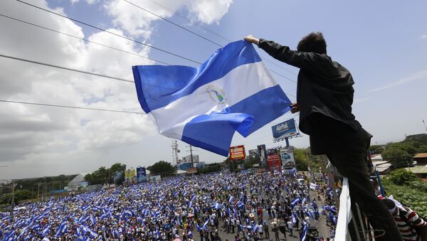 Protestas en Nicaragua - Sputnik Mundo