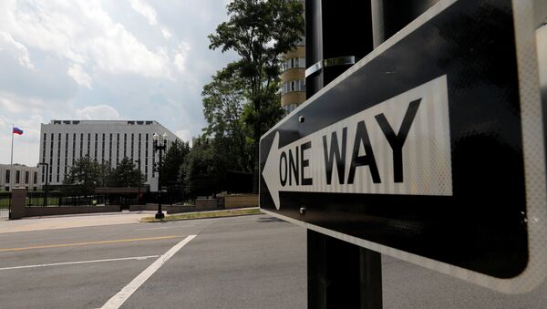 La Embajada de Rusia en Washington, EEUU - Sputnik Mundo