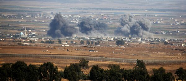 Situación en los Altos del Golán, cerca de la frontera entre Siria e Israel - Sputnik Mundo