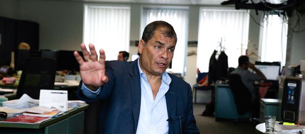 Rafael Correa, expresidente de Ecuador - Sputnik Mundo