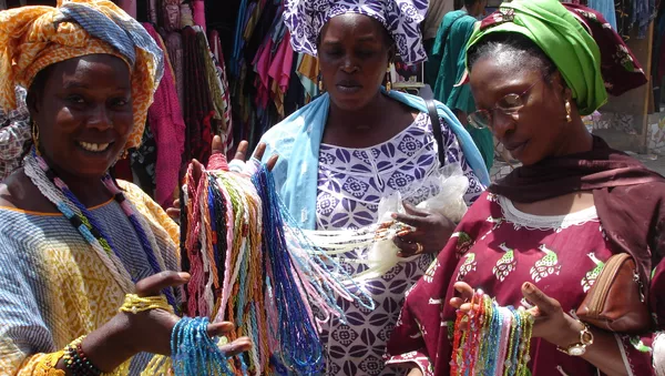 Un mercado en la capital senegalesa de Dakar