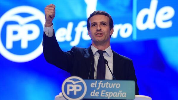 Pablo Casado, nuevo presidente del PP - Sputnik Mundo