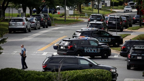 Lugar del tiroteo en Annapolis, Maryland - Sputnik Mundo