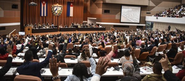 Sesión de la Asamblea Nacional de Cuba en La Habana - Sputnik Mundo