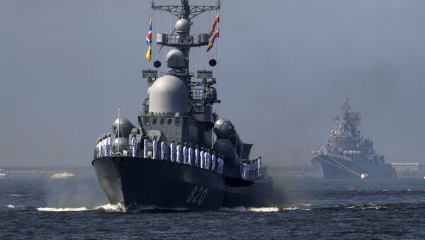 Ensayo del desfile por el Día de la Armada de Rusia, en fotos - Sputnik Mundo