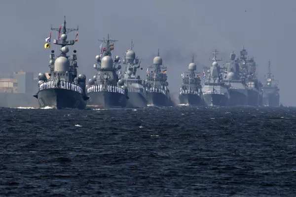 Ensayo del desfile por el Día de la Armada de Rusia, en fotos Ensayo del desfile por el Día de la Armada de Rusia, en fotos - Sputnik Mundo