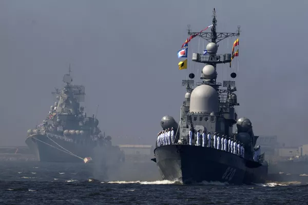 Ensayo del desfile por el Día de la Armada de Rusia, en fotos Ensayo del desfile por el Día de la Armada de Rusia, en fotos - Sputnik Mundo