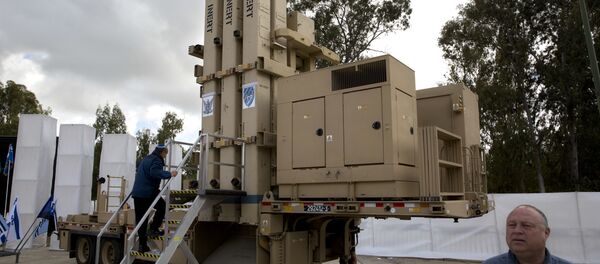 Antimisiles israelí David's Sling (Honda de David en inglés) - Sputnik Mundo