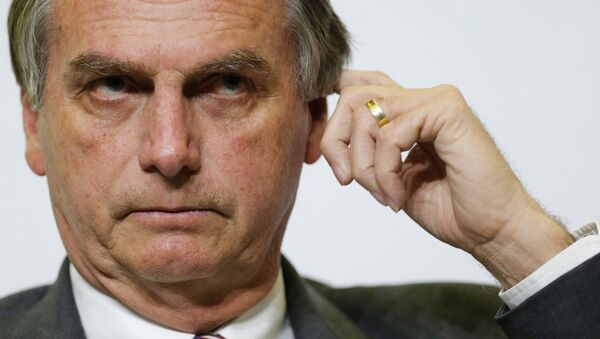 Jair Bolsonaro, deputado federa de Brasil y candidato a las elecciones presidenciales por el Partido Social Laborista. Jair Bolsonaro, deputado federa de Brasil y candidato a las elecciones presidenciales por el Partido Social Laborista. - Sputnik Mundo