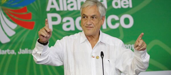 Sebastián Piñera, presidente de Chile Sebastián Piñera, presidente de Chile - Sputnik Mundo
