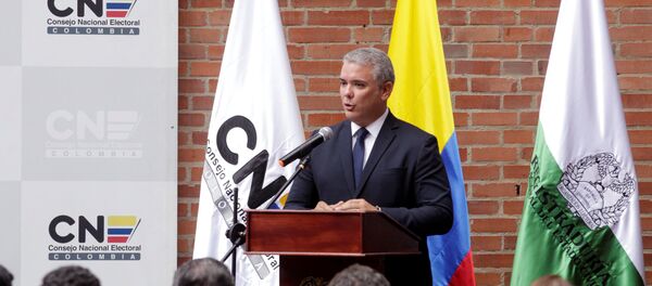 Iván Duque, presidente de Colombia - Sputnik Mundo