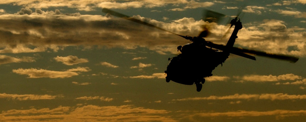 Un helicóptero, imagen referencial - Sputnik Mundo