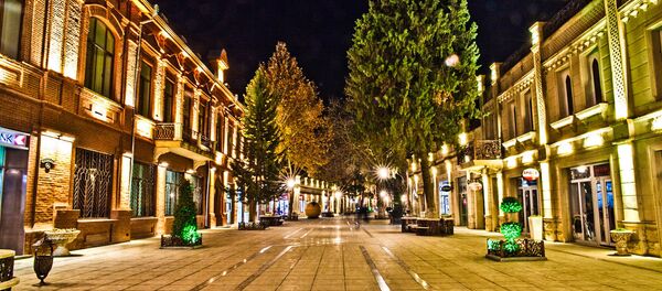 El centro de la segunda ciudad más grande de Azerbaiyán, Ganyá - Sputnik Mundo