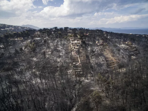 Una tragedia indescriptible: los incendios forestales asolan Grecia - Sputnik Mundo