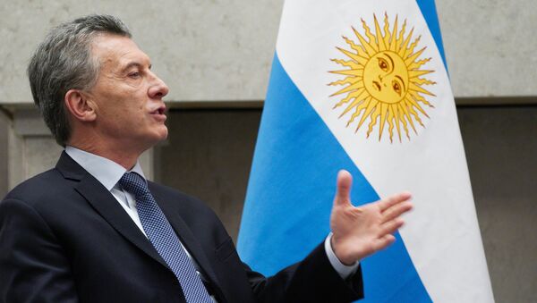 Mauricio Macri, presidente de Argentina - Sputnik Mundo