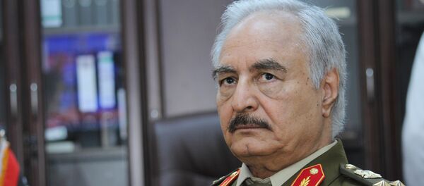 Jalifa Haftar, comandante del Ejército Nacional de Libia - Sputnik Mundo