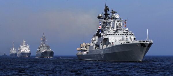 Desfile naval en Rusia - Sputnik Mundo