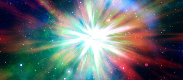 Una explosión en el espacio (imagen ilustrativa) - Sputnik Mundo