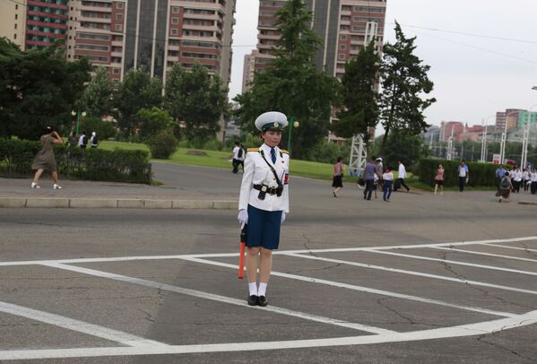 Así es la capital de Corea del Norte un día laborable cualquiera - Sputnik Mundo