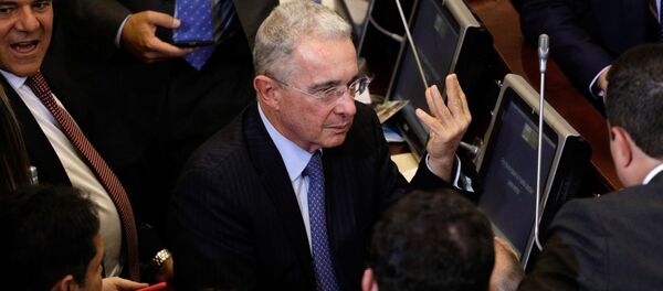Álvaro Uribe, expresidente de Colombia Álvaro Uribe, expresidente de Colombia - Sputnik Mundo