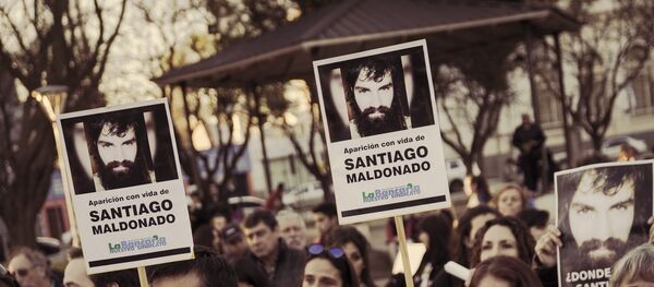Manifestación por Santiago Maldonado - Sputnik Mundo