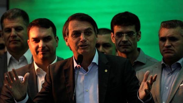 Jair Bolsonaro, candidato a la Presidencia de Brasil Jair Bolsonaro, candidato a la Presidencia de Brasil - Sputnik Mundo