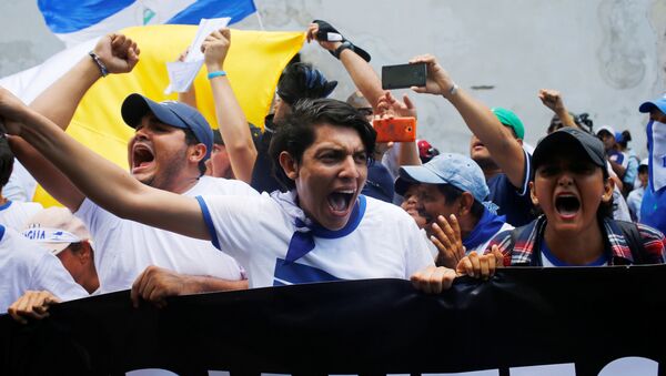 Protestas en Nicaragua - Sputnik Mundo