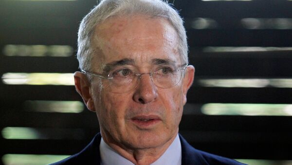Álvaro Uribe, expresidente de Colombia - Sputnik Mundo