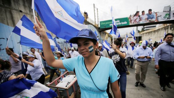 Protestas en Nicaragua - Sputnik Mundo