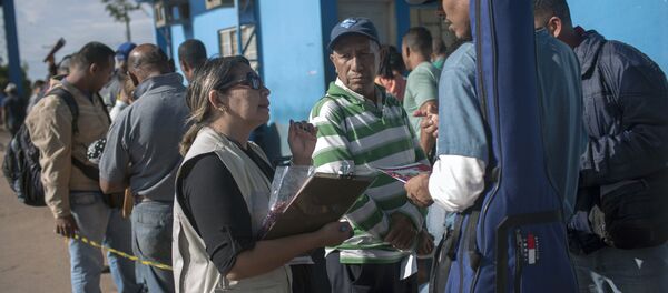 Refugiados venezolanos en Pacaraima, Brasil - Sputnik Mundo