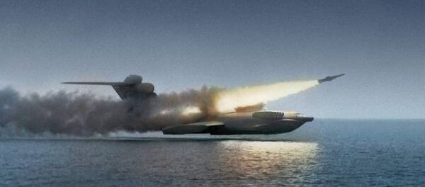 Ekranoplano ruso 'Lun' - Sputnik Mundo