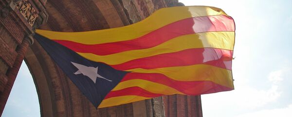 Estelada, la bandera independentista de Cataluña - Sputnik Mundo