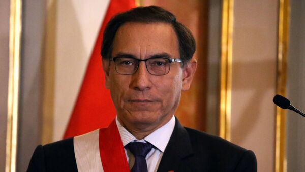 Martín Vizcarra, presidente de Perú - Sputnik Mundo