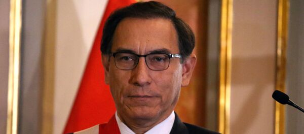 Martín Vizcarra, presidente de Perú - Sputnik Mundo