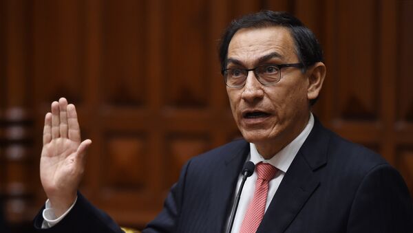 Martín Vizcarra, presidente de Perú - Sputnik Mundo