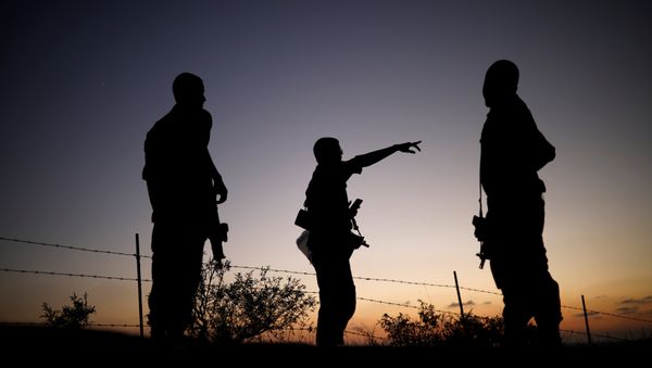 Militares israelíes en Gaza Militares israelíes en Gaza - Sputnik Mundo