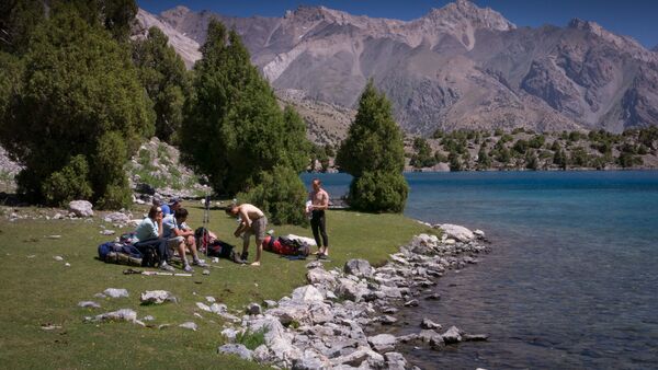Unos turistas Unos turistas - Sputnik Mundo
